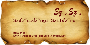 Szécsényi Szilárd névjegykártya